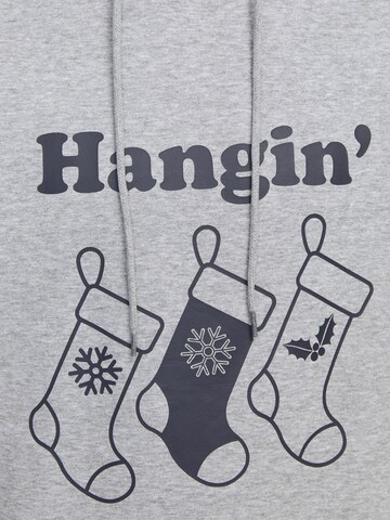 JACK & JONES Sweatshirt 'JJXMas' in Grijs