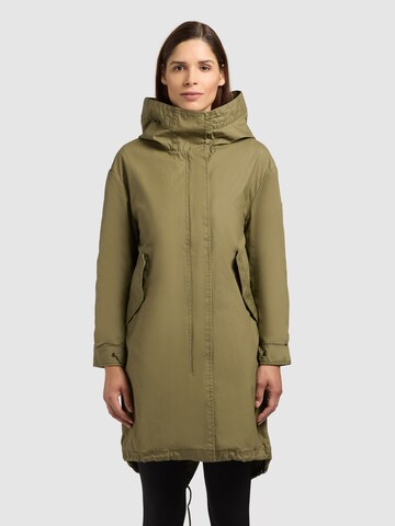 Manteau mi-saison 'NELE' khujo en vert : devant