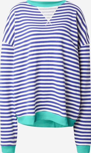 Megztinis be užsegimo iš Free People, spalva – tamsiai mėlyna / nefrito spalva / balta, Prekių apžvalga