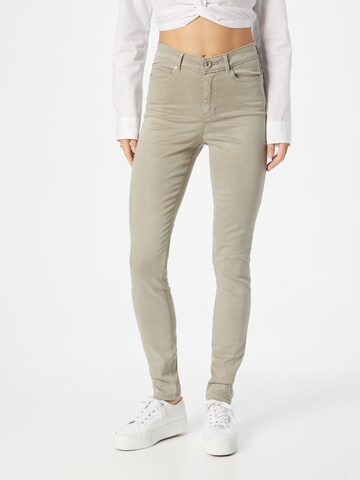 GUESS Skinny Jeans in Beige: voorkant