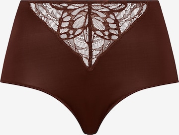 Hanro Panty 'Elia' in Brown: front