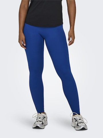 ONLY PLAY Skinny Workout Pants 'Jam-Sana' in Blue: front