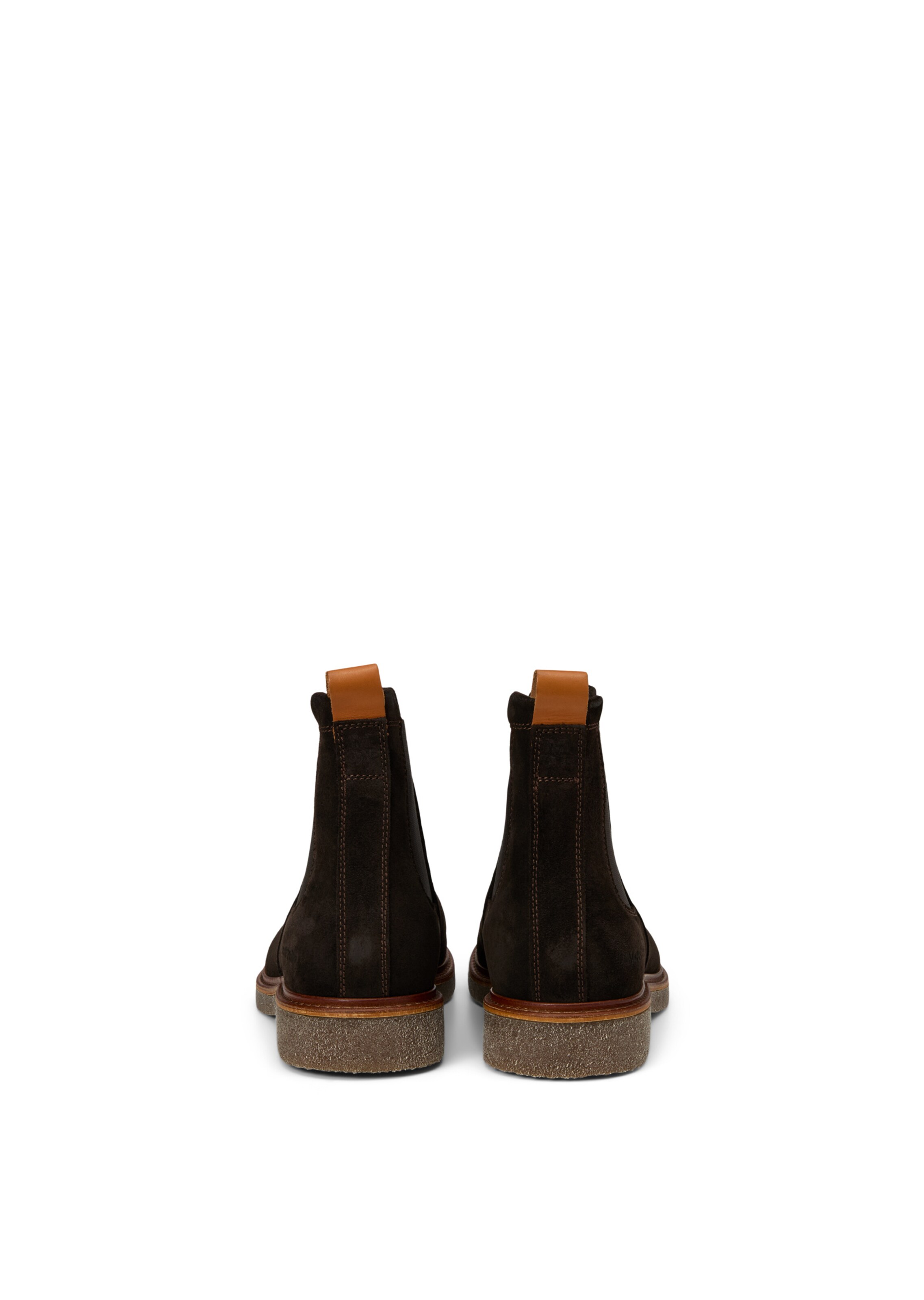Marc O'Polo Chelsea Boots 'Linus' in Braun: Rückseite
