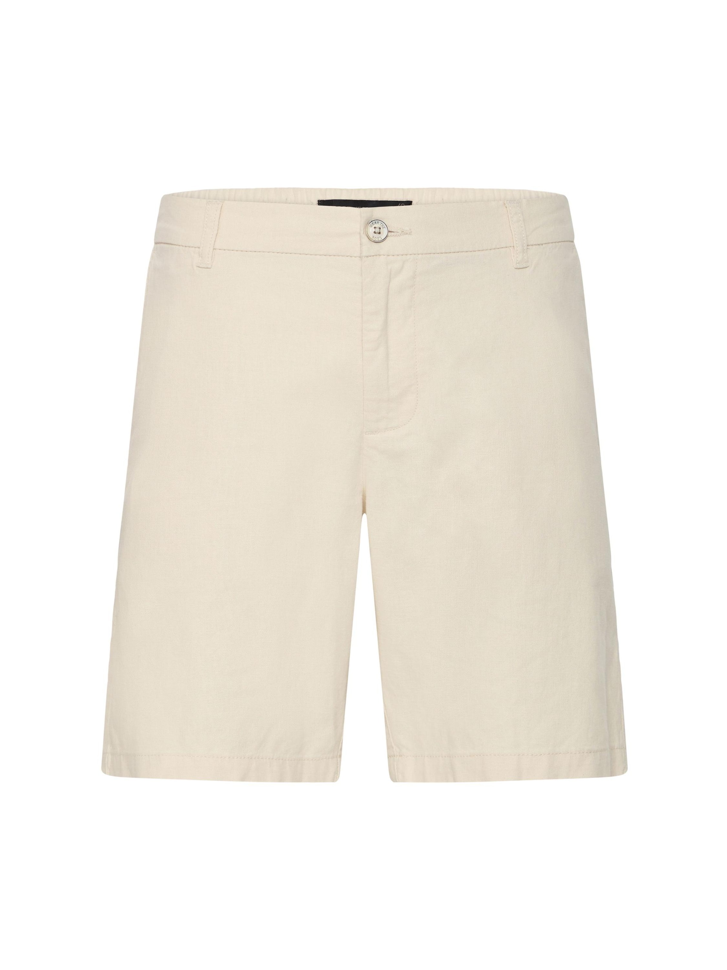 INDICODE JEANS Leinenhose ' IDPassala ' in Beige: Vorderseite