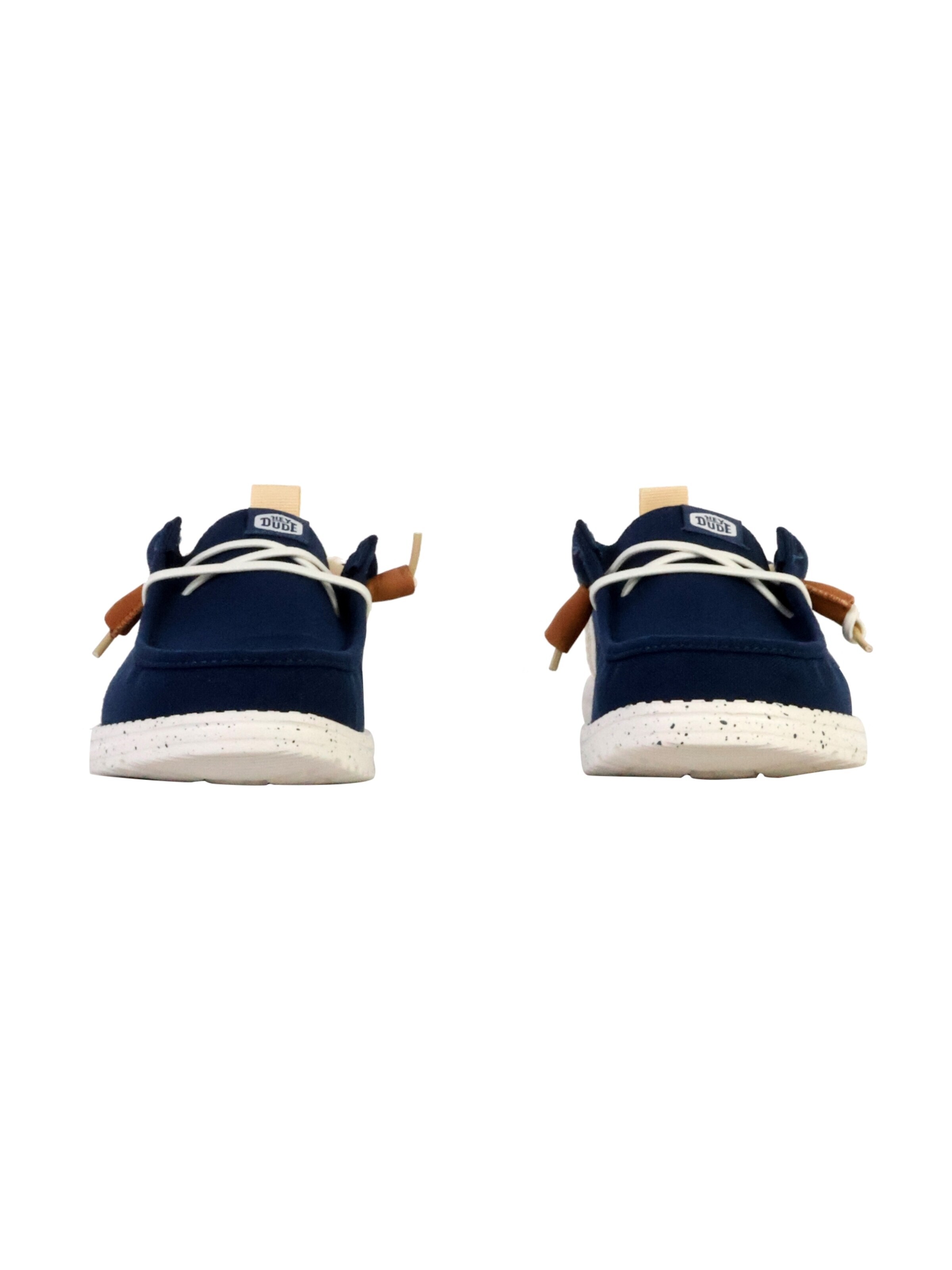 Slipper 'Schnür-Mokassin „Wally Craft Linen“' di HEY DUDE in blu