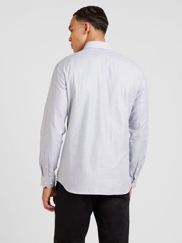 JACK & JONES Slim fit Button Up Shirt 'JPRBLAPARKER' in Blue