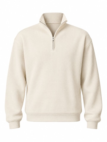 Sweat-shirt Grimelange en beige : devant