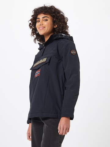 NAPAPIJRI Between-Season Jacket 'Rainforest' in Black: front