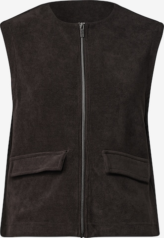 Gilet in maglia di STREET ONE in marrone: frontale