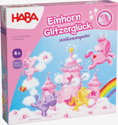 HABA Stapelspielzeug ' Einhorn Glitzerglück - Die Wolkenstaplei ' in One Size in mischfarben, Produktansicht