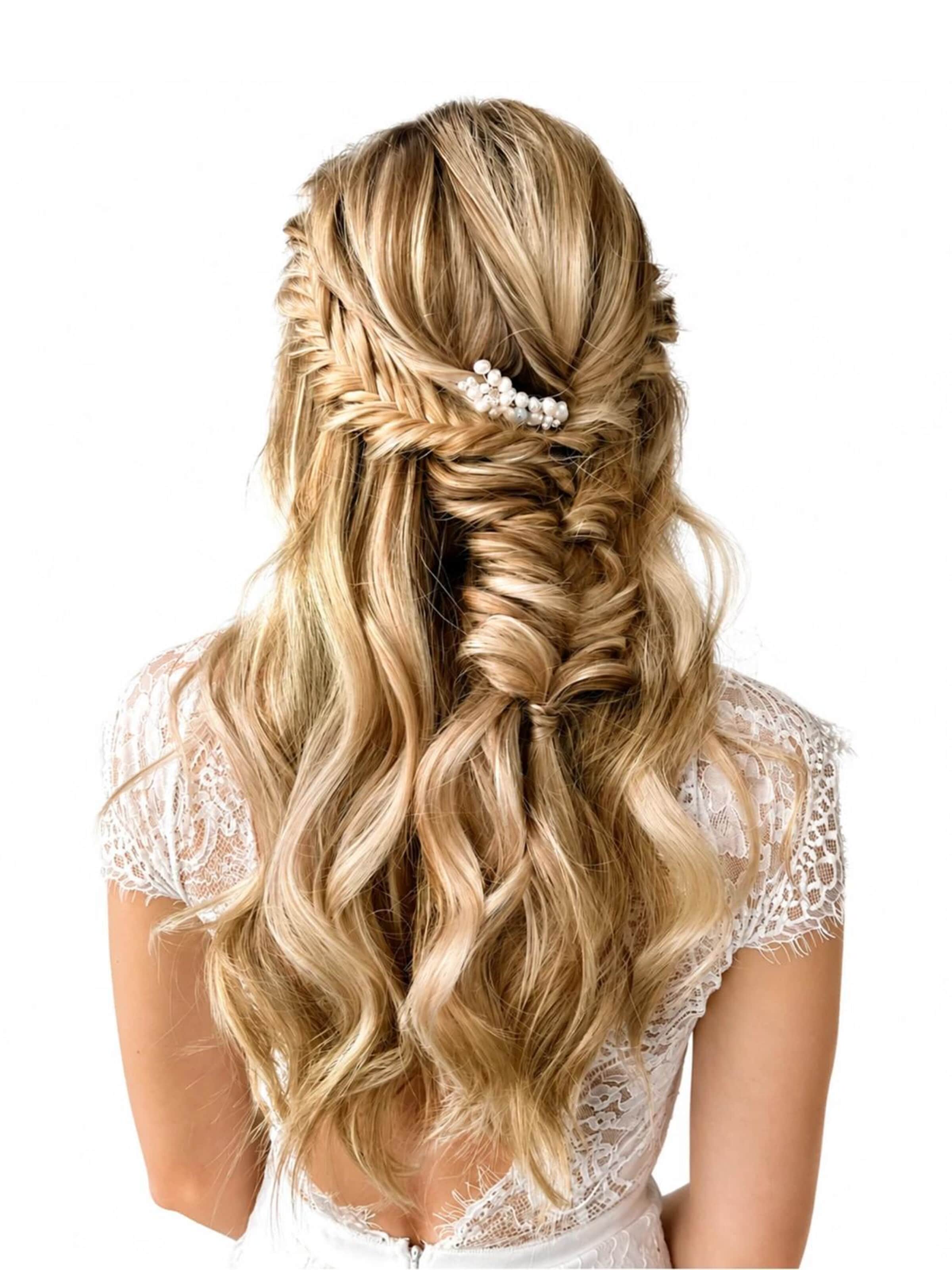 Ornamento per i capelli 'Jill' di Sally Jane Bridal in argento