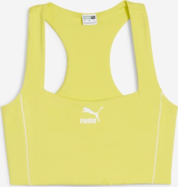 PUMA חלק עליון 'T7' בירוק: מלפנים