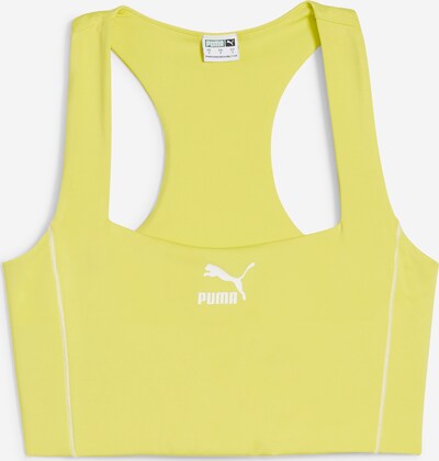 Top 'T7' PUMA pe verde stuf / alb, Vizualizare produs