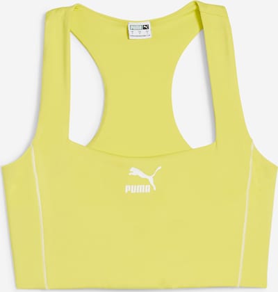 PUMA Top 'T7' in schilf / weiß, Produktansicht