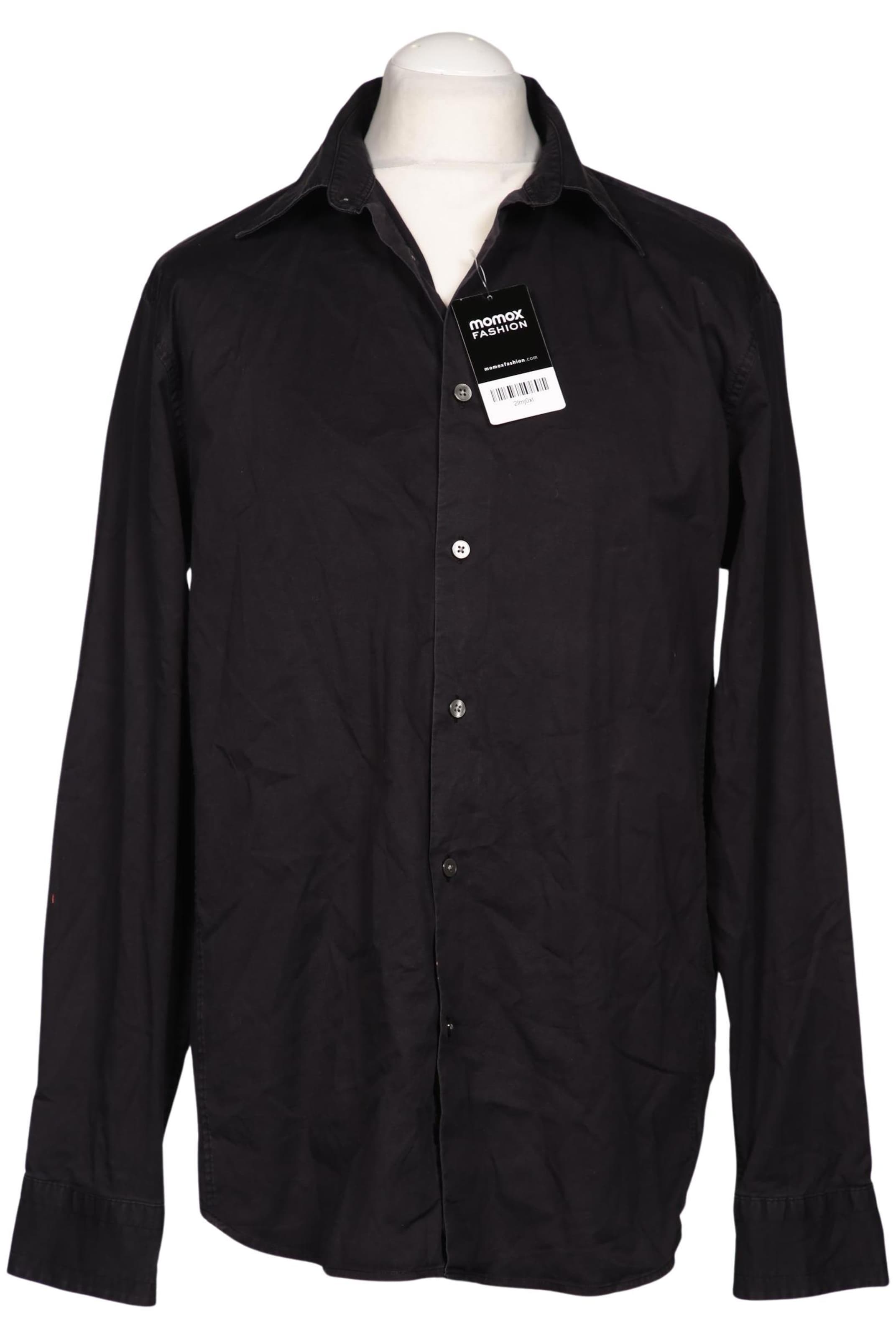 Calvin Klein Button Up Shirt in L in Black: front