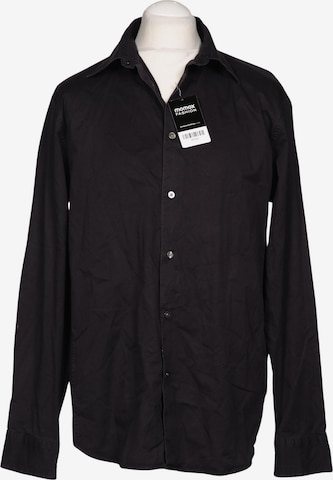 Calvin Klein Hemd L in Schwarz: Vorderseite