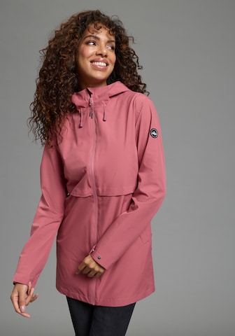 POLARINO Performance Jacket in Red: front