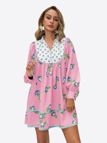 rozā Imily Bela Kleita: no priekšpuses