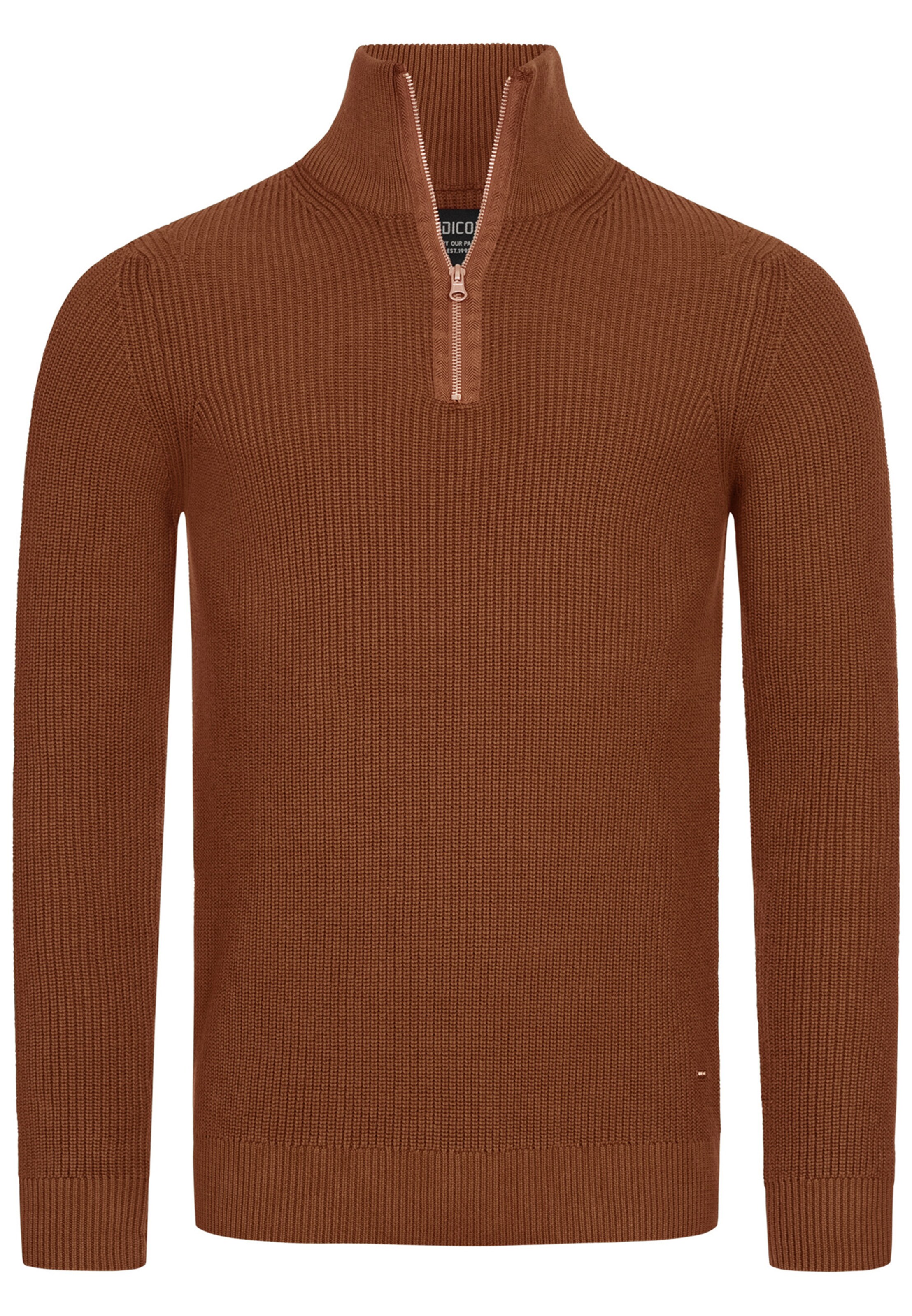 INDICODE JEANS Sweater in Orange: front