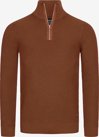 INDICODE JEANS Pullover in Orange: predná strana