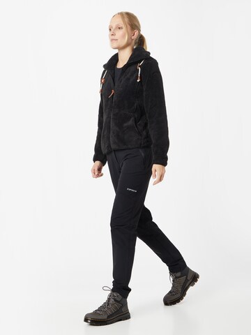 ICEPEAK Athletic Fleece Jacket 'COLONY' in Black
