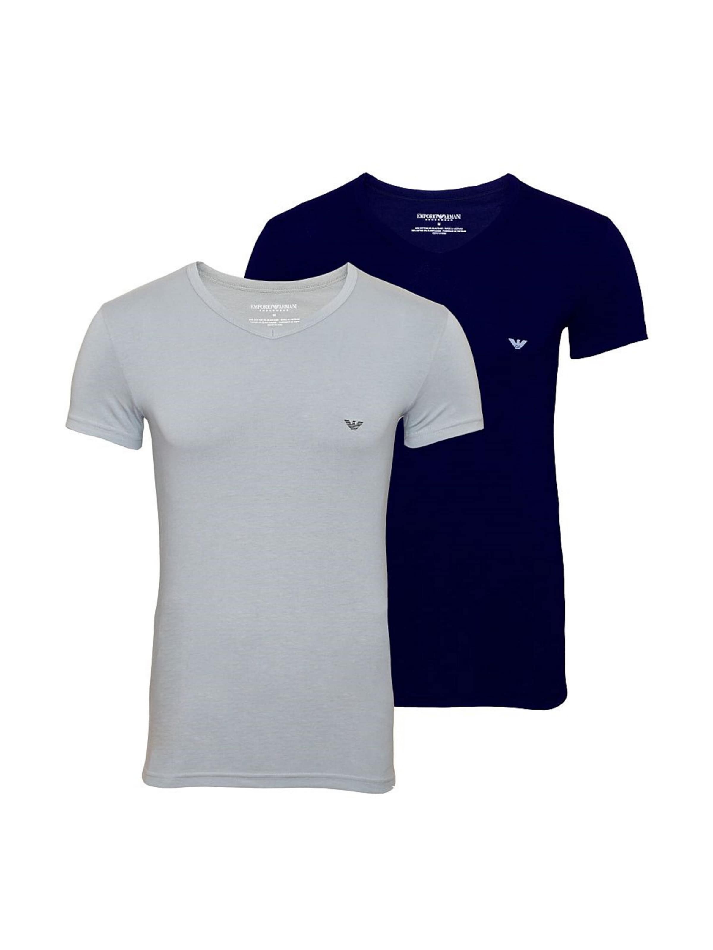 Emporio Armani Shirt in Blauw: voorkant