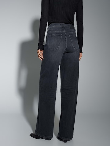 OPUS Wide leg Jeans 'Miva' in Black