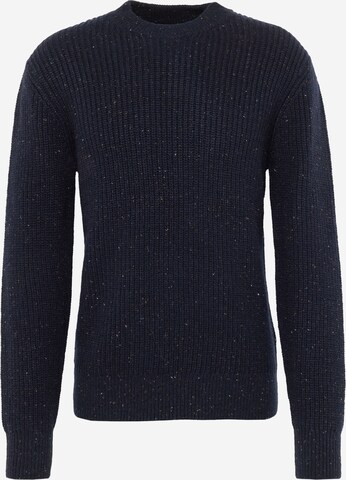 Pull-over 'Land' SELECTED HOMME en bleu : devant