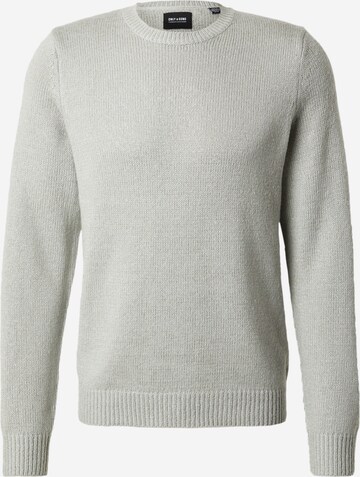 Pull-over 'Chris' Only & Sons en gris : devant