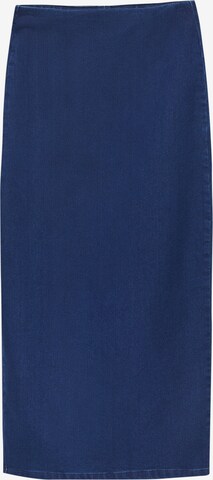 Pull&Bear Spódnica w kolorze niebieski: przód