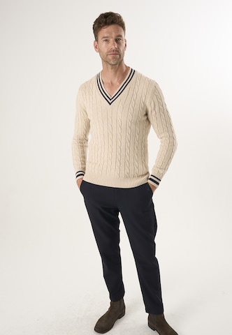 Pull-over Felix Hardy en beige