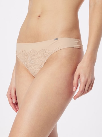 Lindex Thong 'Nora' in Beige: front