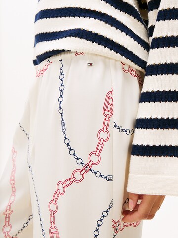 Wide Leg Pantalon TOMMY HILFIGER en beige