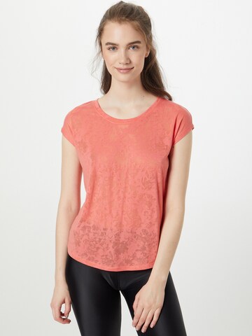 T-shirt fonctionnel 'BETTA' ONLY PLAY en rose : devant