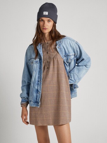 Pepe Jeans Shirt Dress 'KEIRA' in Brown: front