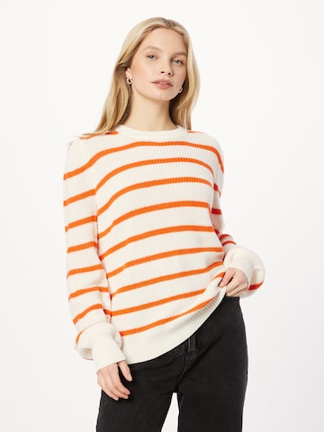 b.young Sweater 'MILJA' in Orange: front