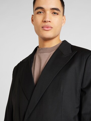 Coupe regular Veste de costume TOPMAN en noir