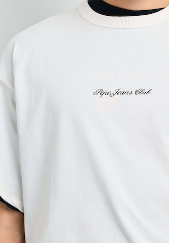 T-Shirt Pepe Jeans en blanc