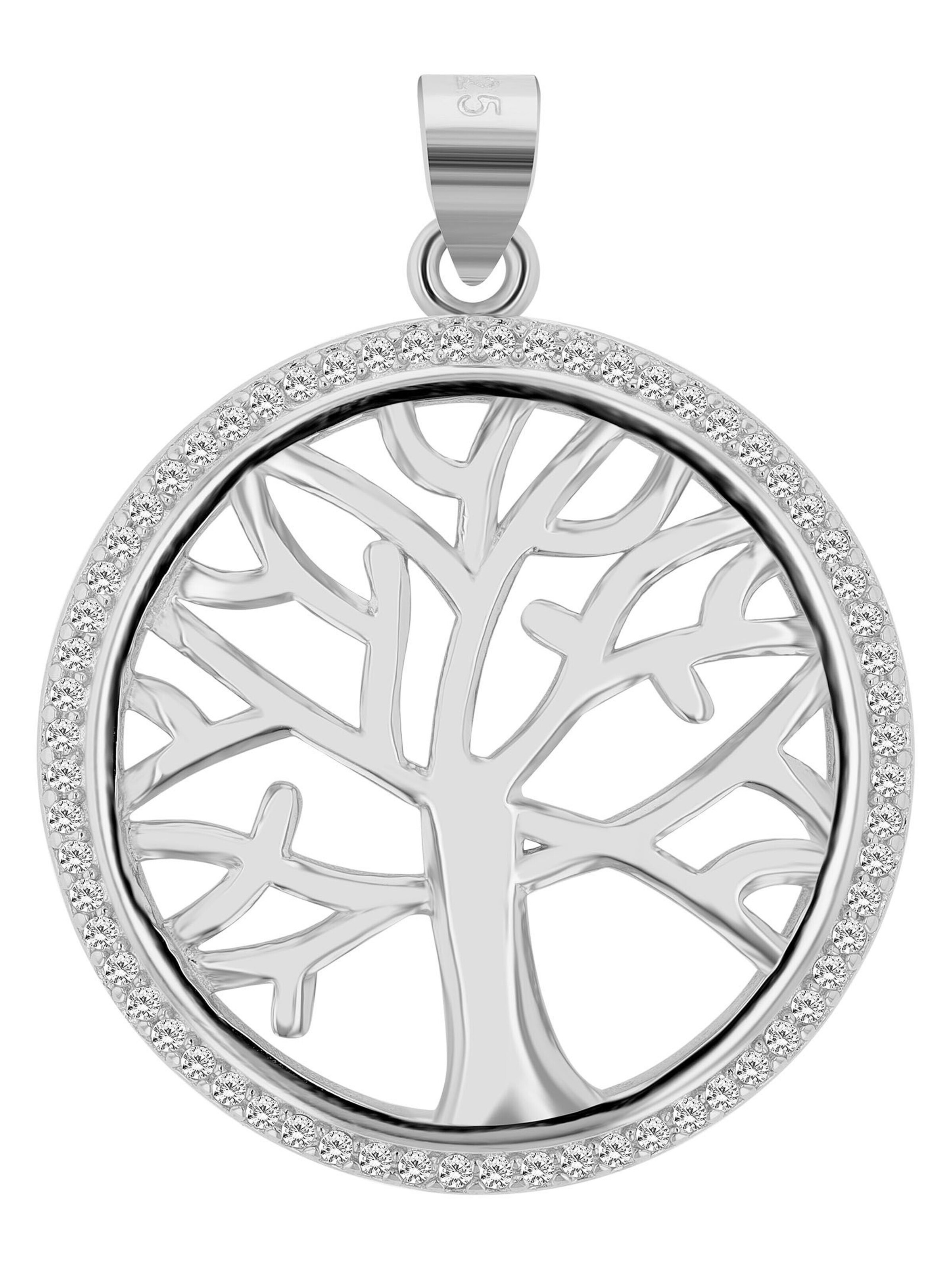 Akzent Pendant 'Adaine, 925 Sterlingsilber, langlebig' in Silver: front