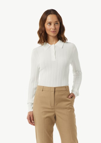 Pull-over COMMA en blanc : devant