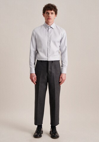 SEIDENSTICKER Slim fit Business shirt in Grey