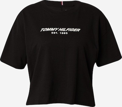 TOMMY HILFIGER T-shirt fonctionnel en noir / blanc, Vue avec produit