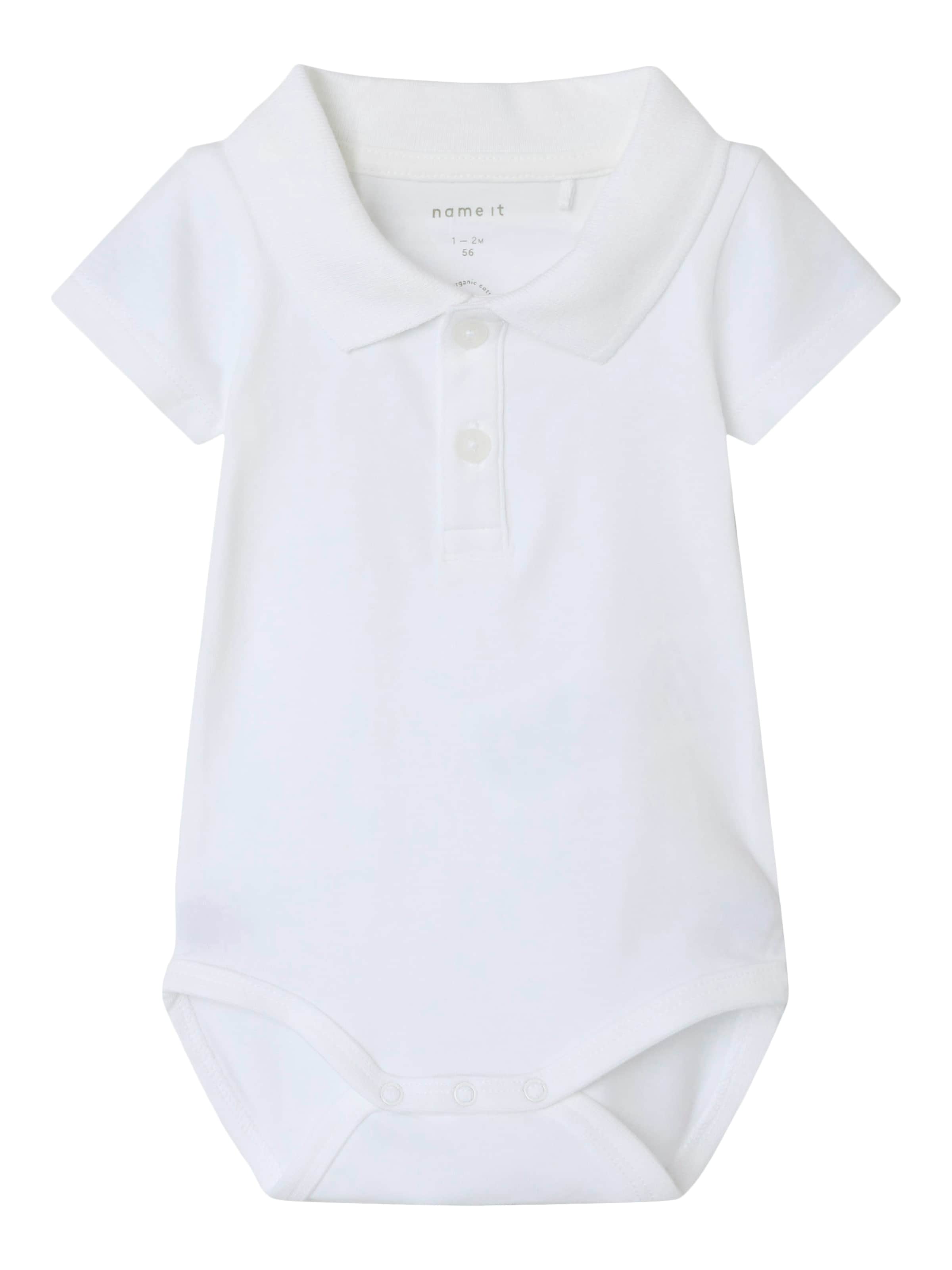 NAME IT Dupačky/body 'NBMHolger' – bílá: přední strana
