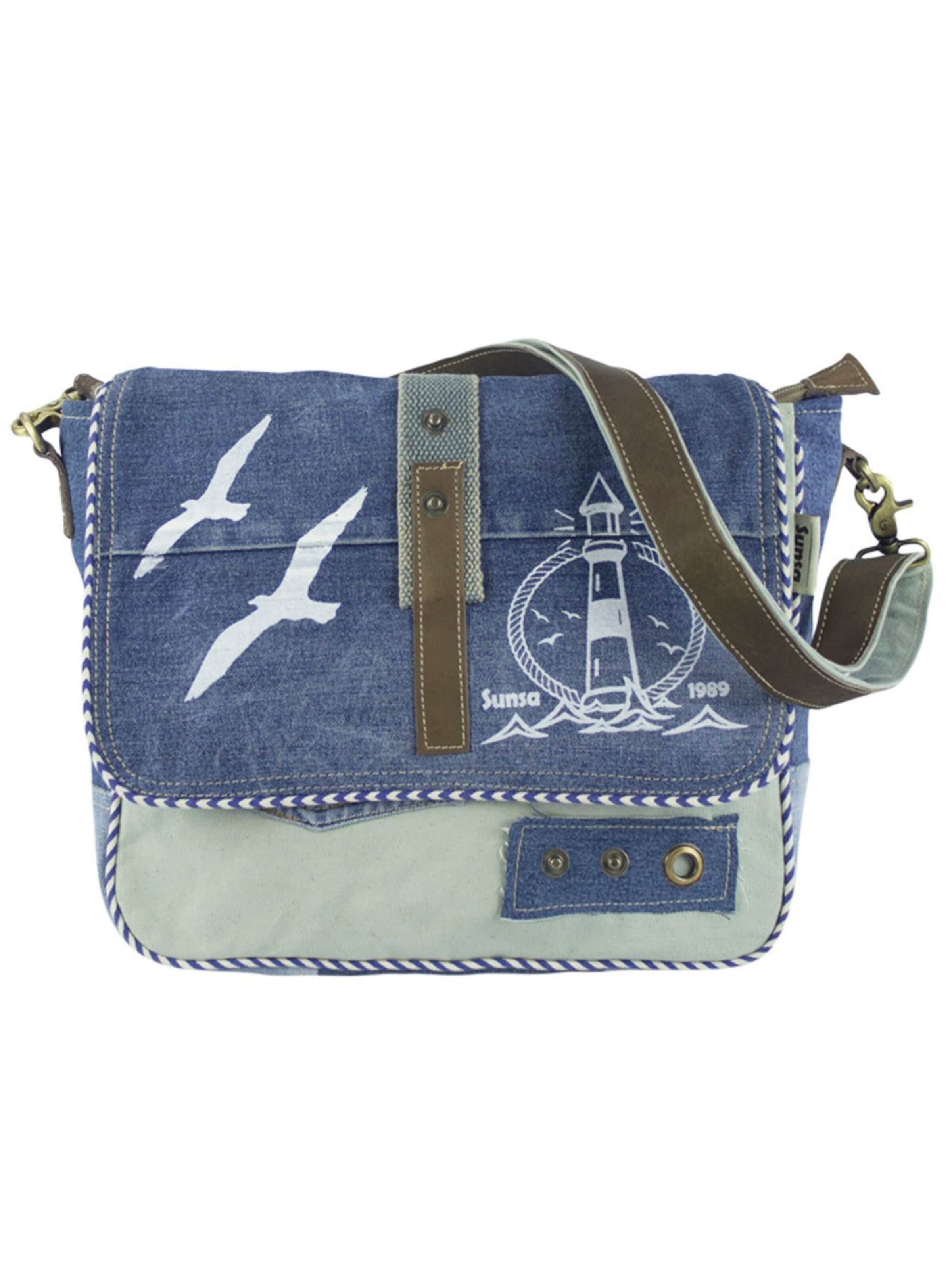 Sunsa Crossbody Bag 'Sunsa' in Blue: front