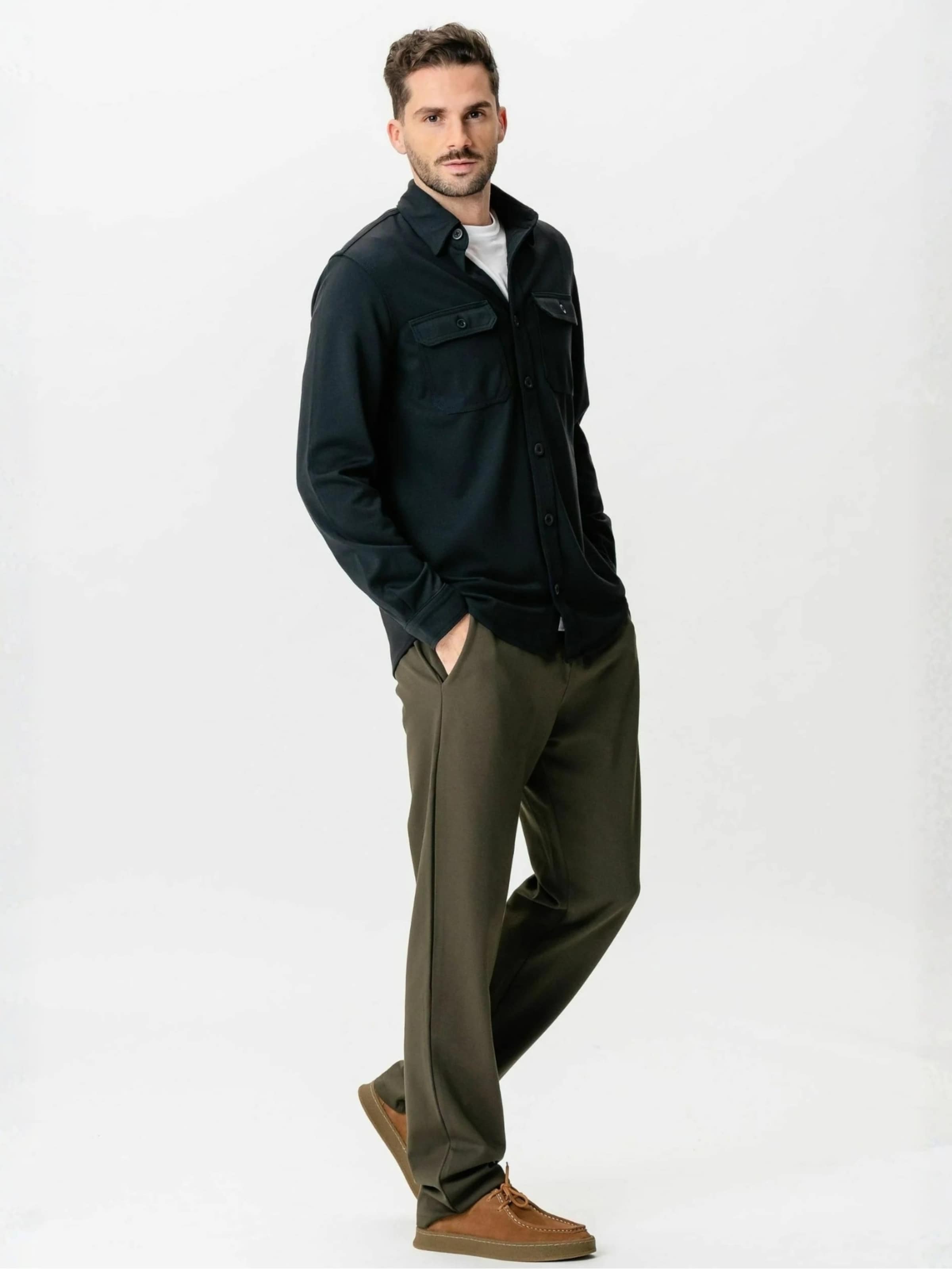 TEESHOPPEN Regular Fit Shirt ' Performance ' in Blau