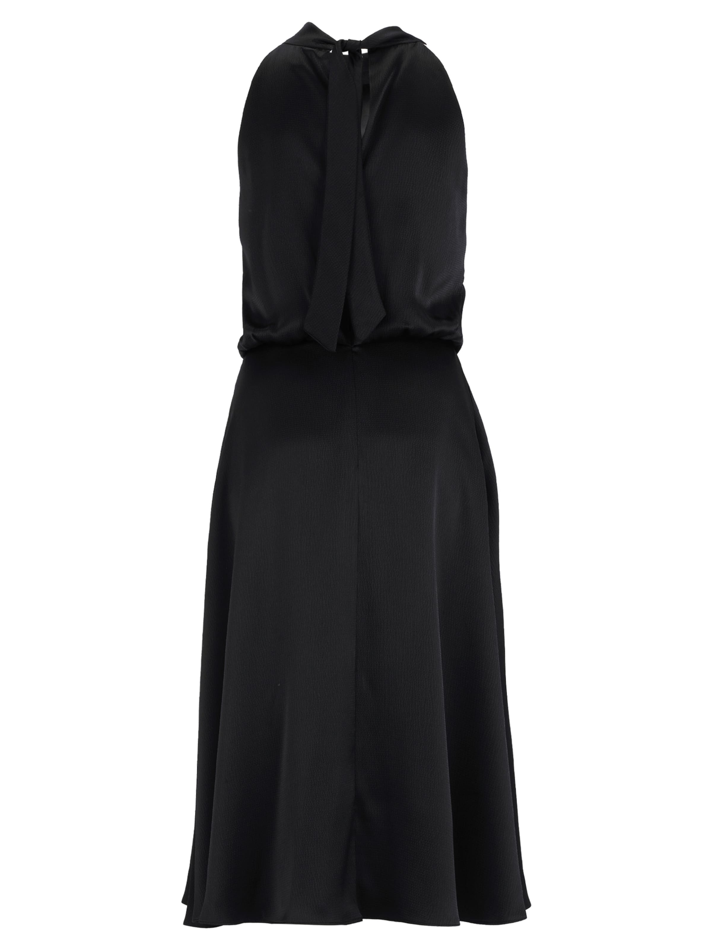 Vera Mont Cocktailkleid mit Stehkragen in Schwarz