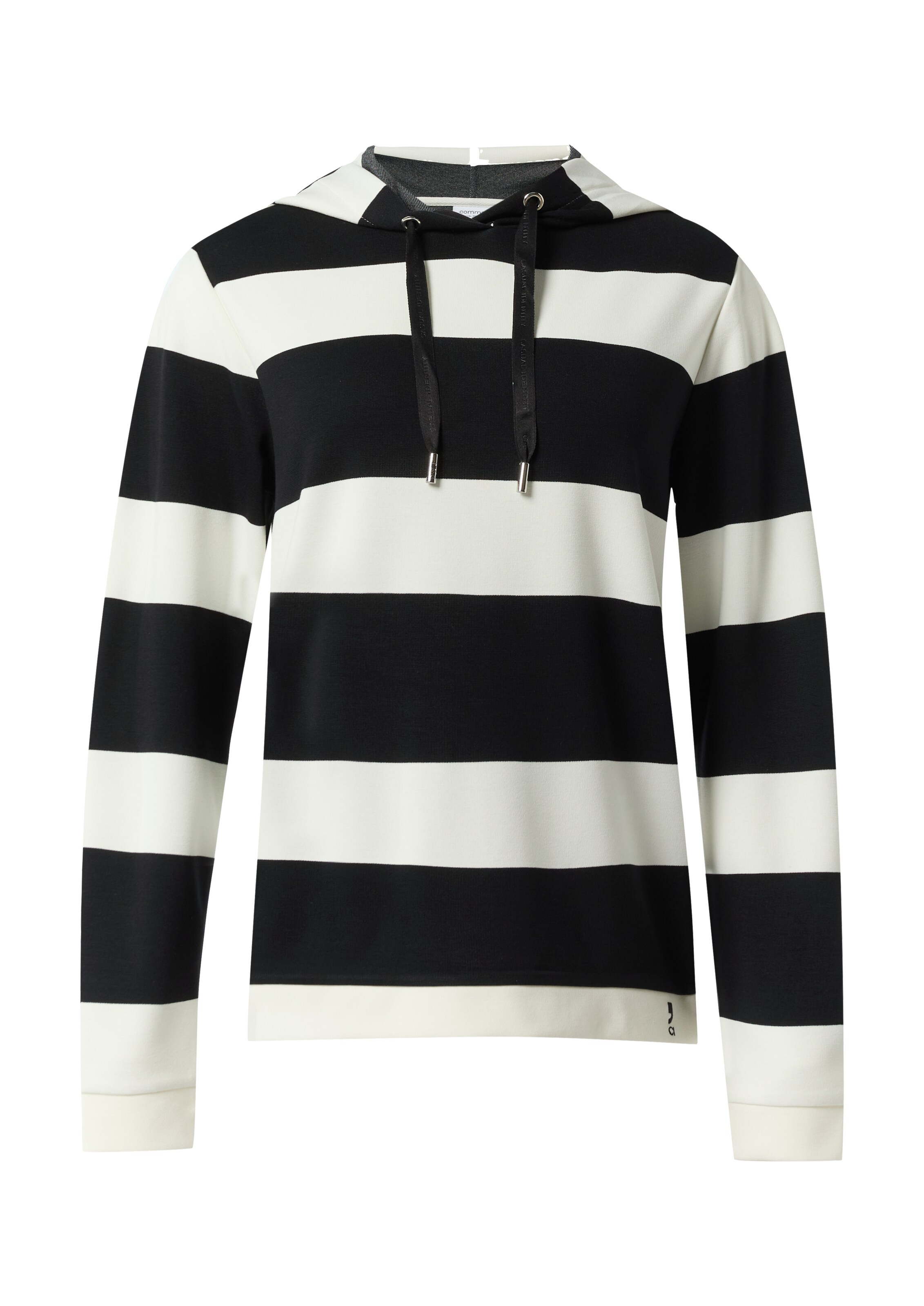 comma casual identity Sweatshirt in Schwarz: Vorderseite