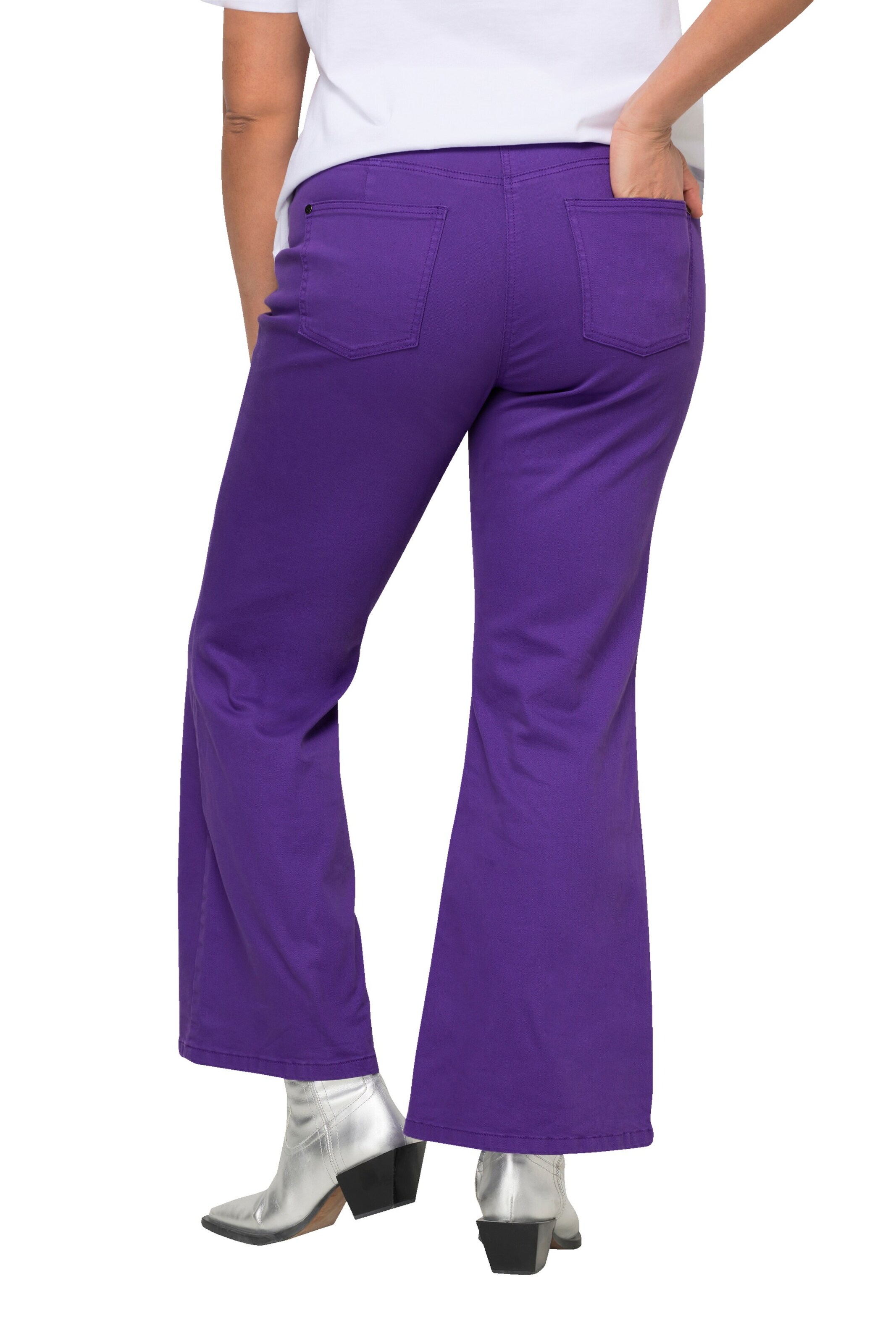 Angel of Style Flared Jeans in Purple