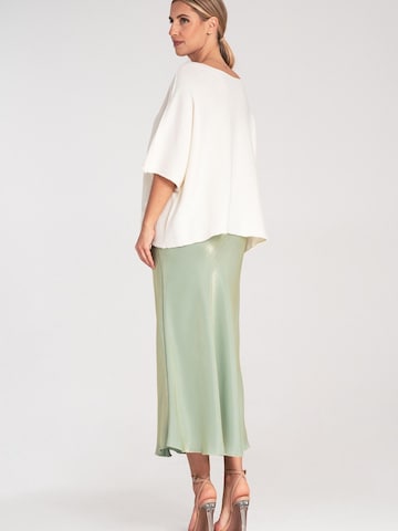 Gonna 'M1084' di Figl in verde