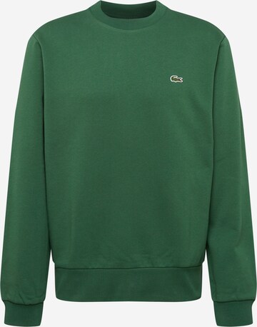 Sweat-shirt LACOSTE en vert : devant